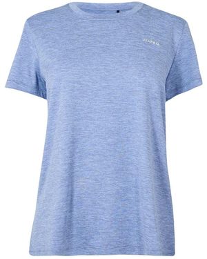 Usa Pro Tech C Polyester T-Shirt (Schemering) - Blauw
