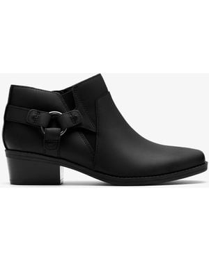 Clarks Danyelle Gema Oily Leather - Black