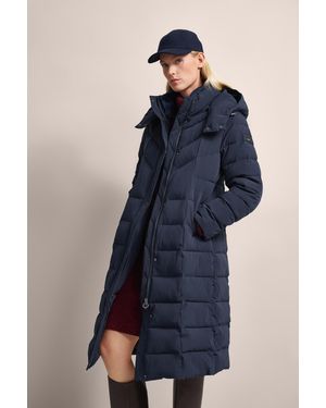Bugatti Damen Jas Met Elegante Opstaande Kraag - Blauw