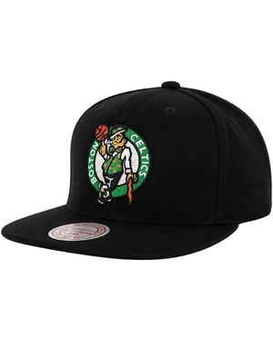 Mitchell & Ness Nba Boston Celtics Wool Cap - Black