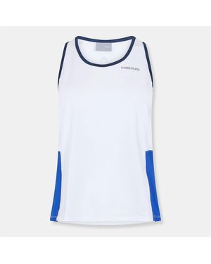 Head Scoop Neck Slim Fit Jersey Tank - Blue