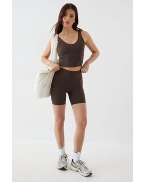 DSGN Studio Sculpt Cycling Short - Brown
