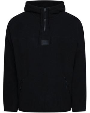 Timberland Silicon Badge Polar Fleece Hoody - Black