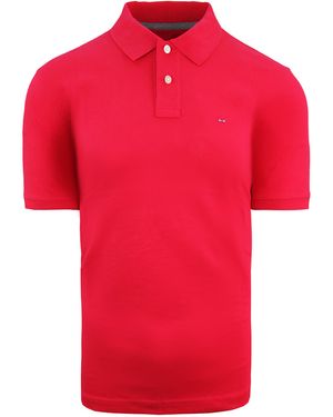 Eden Park Paris Polo Shirt Cotton - Red