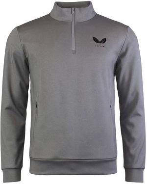 Castore Garcia 1/4 Zip Jumper Polyamide - Grey