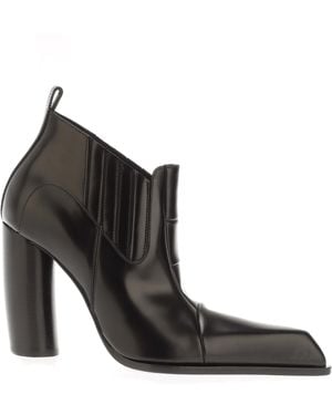 Off-White c/o Virgil Abloh Moon Beatle Shade Ankle Boots Size 4 - Brown