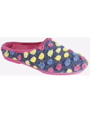 Sleeper Amy Memory Foam Mule Slipper - Grey