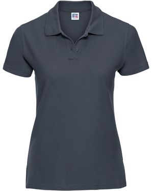 Russell Europe /Ladies Ultimate Classic Cotton Short Sleeve Polo Shirt (French) - Blue