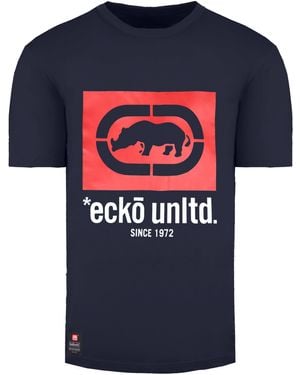 Ecko' Unltd Vespa T-Shirt Cotton - Blue