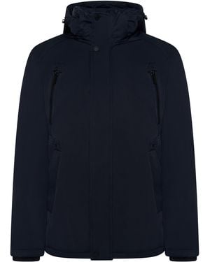 R.LONYR Cristiano Hooded Puffer Jacket - Blue