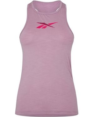 Reebok Graphic Slim Fit Tank Top - Purple