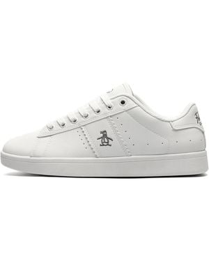 Original Penguin Steadman Memory Foam Trainers - White