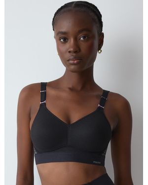 Triumph Triaction Hybrid Lite P Ex Sports Bra - Black