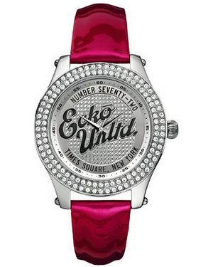 Marc Ecko E10038M4 Midsize Rollie Watch - Red