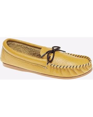 Mokkers Gordon Moccasin Slippers - Yellow