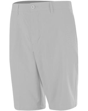 Island Green Stretch Gripped Golf Shorts (Light) - Grey