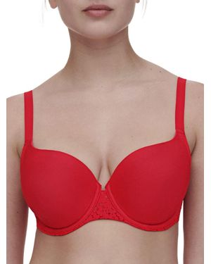 Chantelle Norah Covering T-Shirt Bra - Red