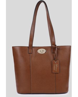 Ashwood Leather 'Elegante Firenze' Real Tote Bag - Brown