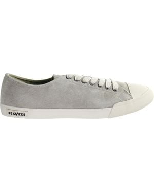 Seavees Army Issue Low Gravel Suede Shoe Shoes Leather - Grey