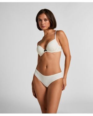 Hunkemöller Plunge Padded Underwired Bra - White