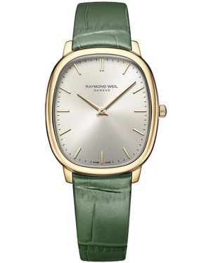 Raymond Weil Toccata Watch 5280-Pc-64001 Leather - Metallic