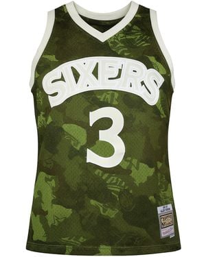 Mitchell & Ness Nba Philadelphia 76Ers 3 Iverson Swingman Jersey - Green