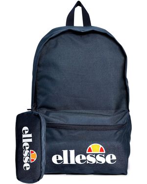 Ellesse Rolby Backpack + Case Set - Blue