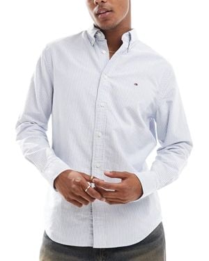 Tommy Hilfiger Oxford Shirts Cotton Formal Top - White