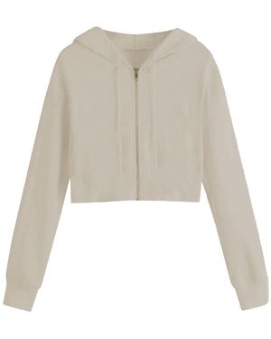Miso Cropped Hoodie - Natural