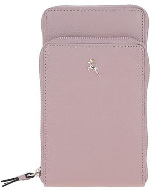 Ashwood Leather 'Incanto Cuoio' Crossbody Phone Bag - Pink