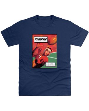 Park Fields Pierce Archive Touchdown! T-Shirt Cotton - Blue