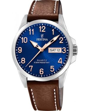 Festina F20358-B Classic Watch - Blue