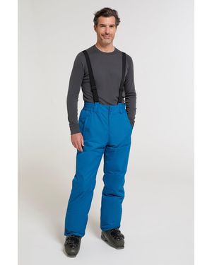 Mountain Warehouse 'Dusk Ii' Ski Trousers Warm Insulated Snow Proof Elastic Waist Winter Trouser - Blue