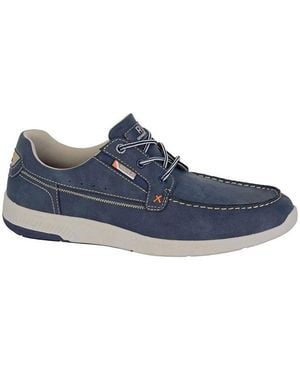 Route 21 Apron Memory Foam Leisure Shoes - Blue