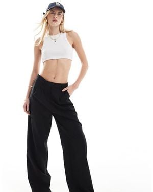 Vero Moda Wide Leg Dad Trousers - Blue
