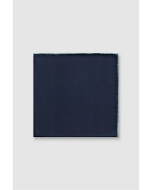 Alexandre Silver Label Pocket Square - Blue