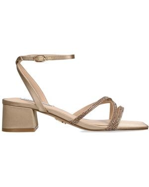 Steve Madden Satin Gabby Heels - Grey