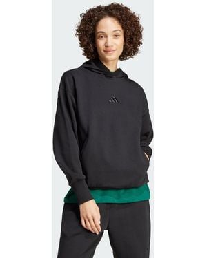 adidas All Szn Fleece Loose Hoodie - Black