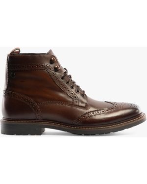 Base London Dealer Boots Leather - Brown