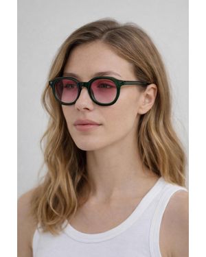 SVNX Bold Preppy Sunglasses - Brown