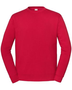 Fruit Of The Loom Iconic Premium Set-In Sweatshirt - Red