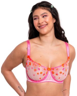 Curvy Kate Strawberry Crush Balcony Bra - Red