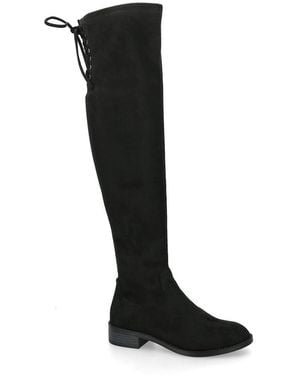 Steve Madden Suede Xray Boots - Black
