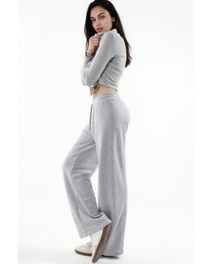 Hiccup Wide Leg Jogger Trousers - White