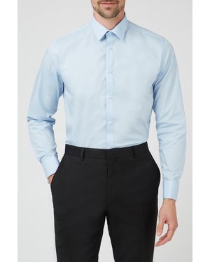 Racing Green Poplin Shirt - Blue