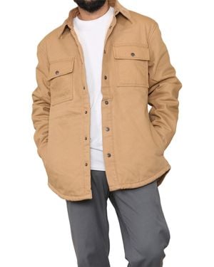 Marks & Spencer M&S Borg Lined Shacket - Natural