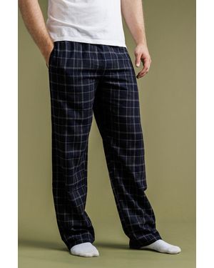 Tokyo Laundry Check Flannel Pyjama Trousers - Blue