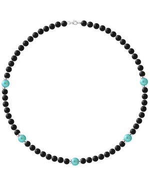 Rodney & Rolf Necklace Sterling 925 Carlton - Black