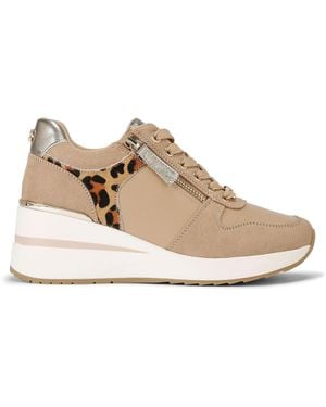 Carvela Kurt Geiger High Rise Trainers - Natural