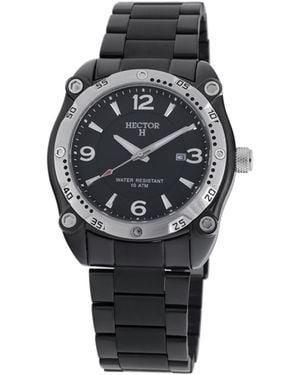 Hector Watch Leather - Black